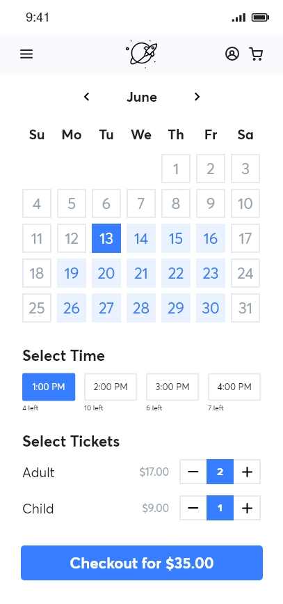 Booking Museum Tickets on Mobile