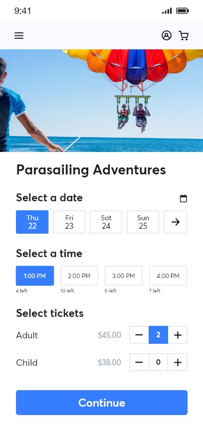 Booking Timed Tickets