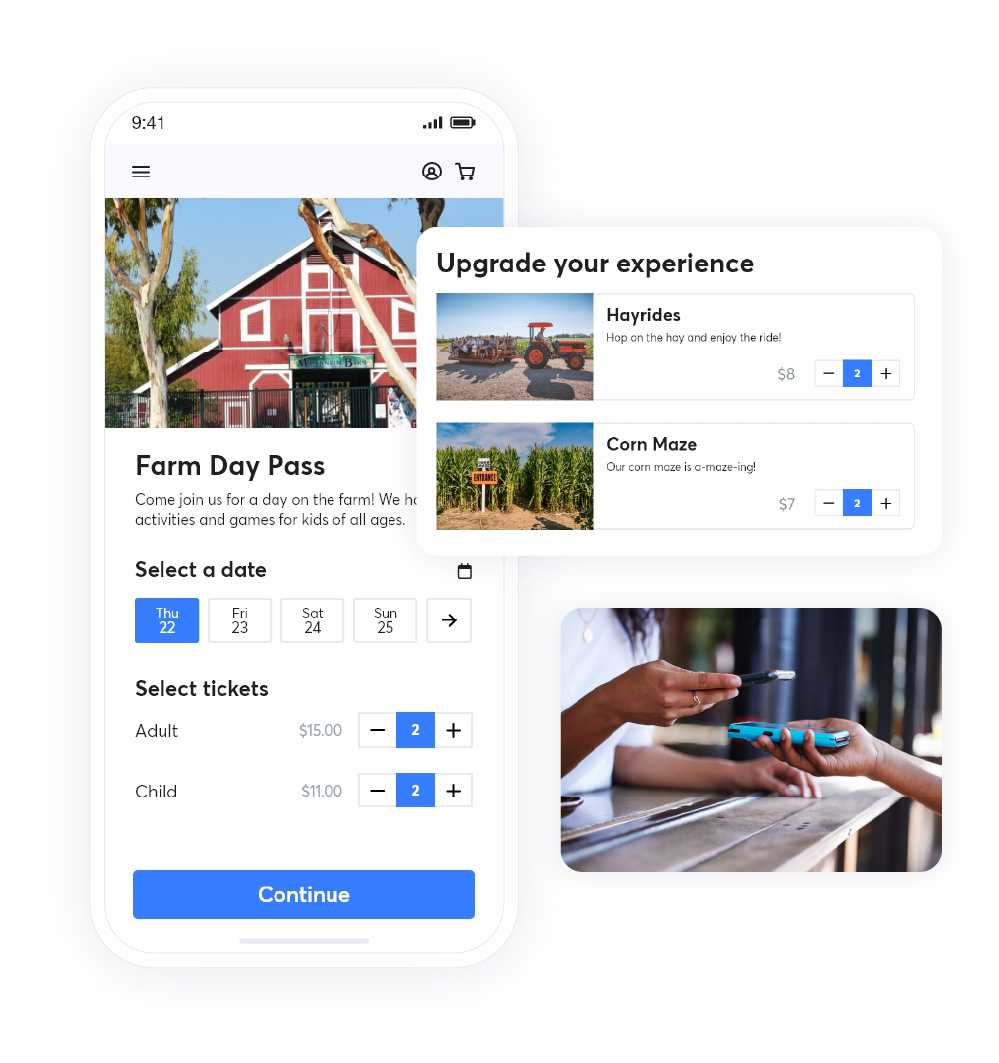 Booking Farm Tickets on Mobile